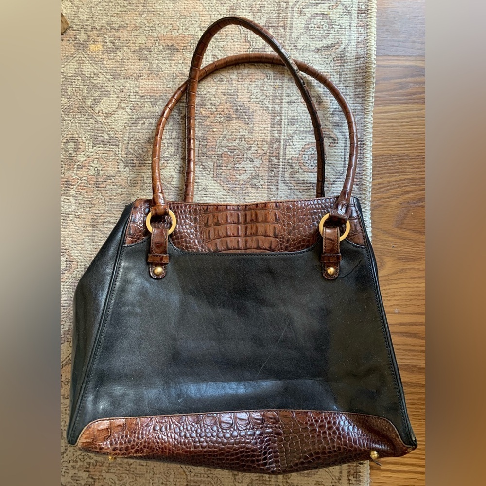 Brahmin Tucson Collection Purse Bag Handbag Shoulder Bag Leather Medium